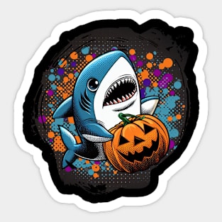 Happy Halloween by Shark 02 Sticker